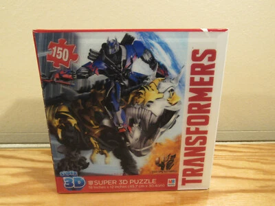 TRANSFORMERS Super 3D Puzzle 18"X12" 150 Piece - NIB NEW - Image 1 of 4