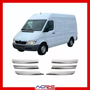 MERCEDES SPRINTER W903 COMPATIBLE 1998-2006 GRILLE AVANT CHROME 6 PIÈCES - Imagen 1 de 10