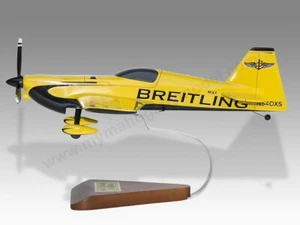 MXR Technologies MXS-R Breitling Ver.1 Desk Wood Airplane Model Large Scale 1/18 - Picture 1 of 12