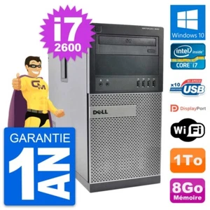 PC tour DELL OptiPlex 990 Intel Core i7-2600 RAM 8Go Scheibe 1To Windows 10 Wifi - Bild 1 von 6