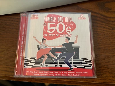 Number One Hits of the 50s, The Best of the Best.  2 CD's - Imagem 1 de 4