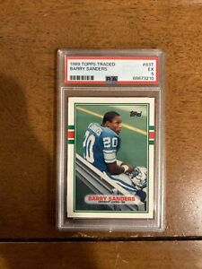 1989 Topps Traded #83T Barry Sanders ROOKIE PSA 5