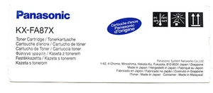 PANASONIC KX-FA87X ORIGINAL TONER SCHWARZ KX-FLB801/802/803/811/812/813/881 - Bild 1 von 1