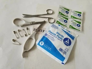 Grundlegendes chirurgisches Nahtset, Erste-Hilfe-Set, Notfall-Kit, Trauma-Überlebenspaket - Bild 1 von 2