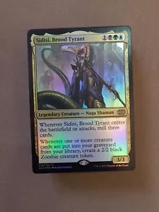Custom Commander Deck ~ Self Mill // Zombie Tokens ~ Sidisi, Brood Tyrant ~ MtG - Picture 1 of 6