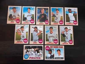 2017 Topps Heritage PITTSBURGH PIRATES Base Team Set of (11) - Picture 1 of 1