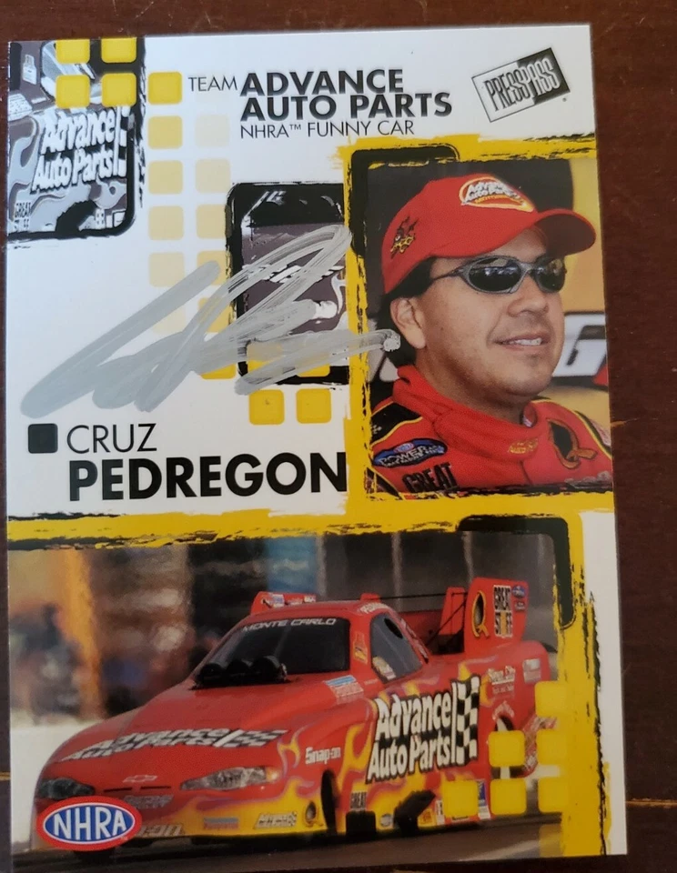 2005 NHRA Press Pass Autograph Cruz Pedregon Advanced Auto Parts - Image 1 of 1