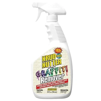 RUST-OLEUM KRUD KUTTER GR32 Graffiti Remover, 32-Ounce