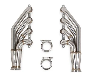 Cabezales turbo Flowtech 11537FLT LS 4.8 5.3 6.0 hacia arriba y hacia adelante 1-7/8" 409S natural - Imagen 1 de 7