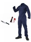 Adults Kids Halloween Blue Boiler Room Suit Michael Costume Myers Knife Blood