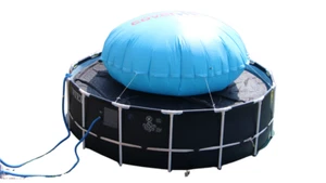 XXL CoverMio PVC-Poolkissen Winter Luftkissen Poolpolster rund (4m oder 5,5m) - Bild 1 von 14