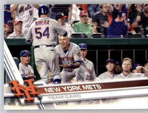 2017 Topps Series 2 Team Card Base Card MLB PWE Set Break Mets #426 - Picture 1 of 2
