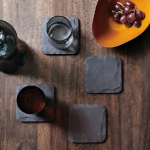 Slate Coasters Set Square Bulk Personalised Craft Design Mat Gift Shop Wholesale - Picture 1 of 2