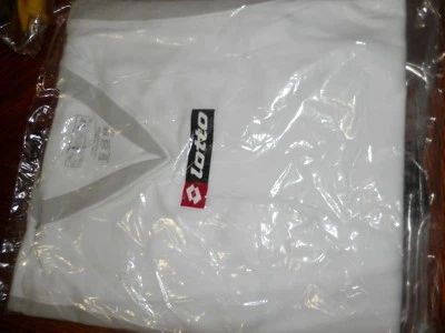 Lotto Football Soccer White Italian Sports Design Shirt Size Youth Large - Image 1 of 3