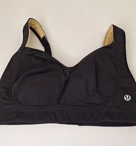 LULULEMON Run Times High Support Sports Bra 32D Running Workout Gym Active Wear - Picture 1 of 9
