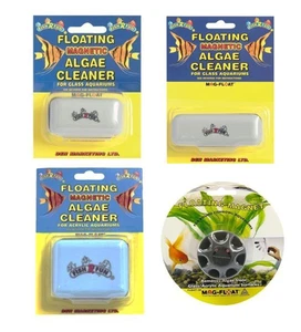 FISH R FUN MAG-FLOAT MAGNETIC MAGNET GLASS CLEANER FISH TANK AQUARIUM