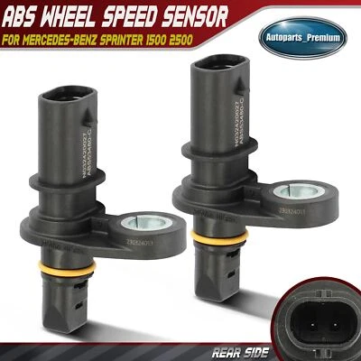 2x Sensor de velocidad de rueda ABS trasero izquierdo y derecho para Mercedes-Benz Sprinter 1500 2500 Foto 1 de 4