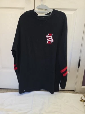 Competitor's View Masculino Dale Earnhardt Sr Bordado Preto Manga Longa Extra Grande  - Imagem 1 de 4