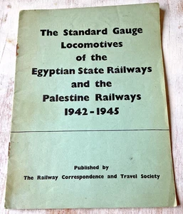 Folleto de locomotoras ferroviarias estatales palestinas egipcias de la Segunda Guerra Mundial ilustrado 1942-1945 - Imagen 1 de 7