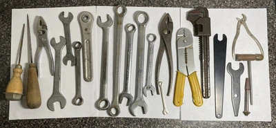 Vintage Lot Of Misc Tools Mostly Wrenches - Image 1 of 4