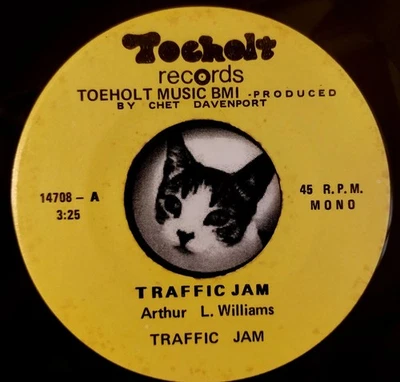 TRAFFIC JAM I Can't Get Over You 45 Modern Soul Funk Disco Toeholt - Image 1 of 2