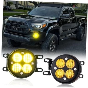 Yellow LED Fog Lights Fits For 2012-2023 B1,Compatible with 2012-2023 Tacoma - Picture 1 of 8