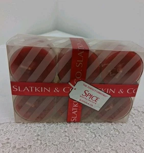 12er Pack Slatkin & Co. Christmas Spice Duftteelichter Rot Neu - Bild 1 von 4