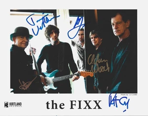 The FIXX band REAL hand SIGNED 8x10" Photo #1 COA Autographed Cy Curnin +4 - Picture 1 of 2