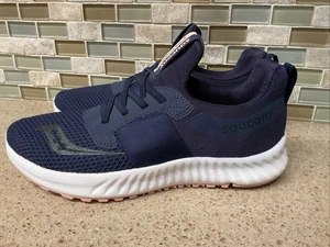 SAUCONY Stretch & Go Breeze S3002-60 Womens Sz 7.5 Blue Running Sneakers Shoes - Picture 1 of 12
