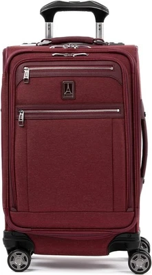 Travelpro Platinum Elite Softside 21" Extensible Equipaje de Mano Spinner - Rojo Burdeos Foto 1 de 4