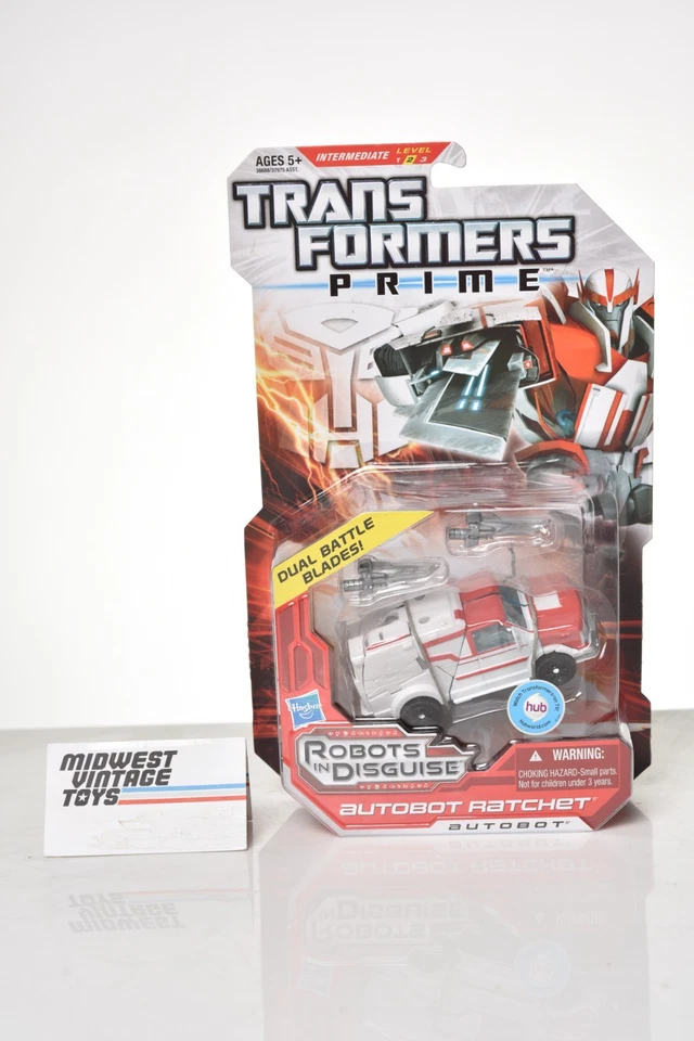 Transformers Prime Robots In Disguise Deluxe Autobot Ratchet Figure New - Image 1 of 4