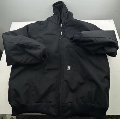 Chaqueta con Capucha Vintage Carhartt Extremes J133 Negra Para Hombre Talla XXL 2XL ALTA Negra Foto 1 de 4