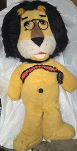 HUBERT IL LEONE - PELUCHE - VINTAGE 1970 CIRCA - USATO - Foto 1 di 2