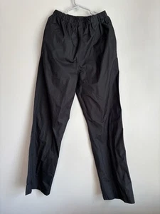 Columbia Rain Trail Pants Boys Kids Youth Size 10/12 Medium Black Shell - Picture 1 of 2