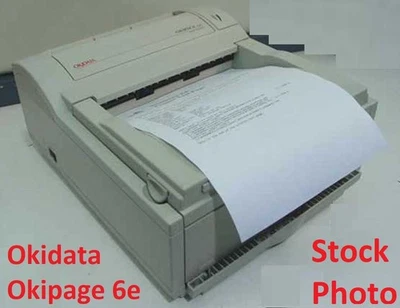 Vintage Okidata Okpage 6e printer, from computer store storage, SOLD AS IS - Image 1 of 2