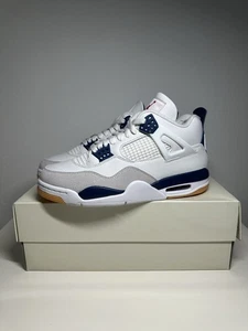 DS Neu Nike Air Jordan Retro 4 SB marineblau 2025 Größe 8,5 DR5415-100 authentisch - Bild 1 von 13