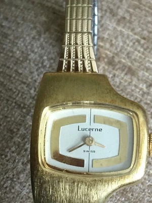 SUPERB LUCERNE WIND UP RELÓGIO FEMININO (SEMELHANTE AO BULOVA) RELÓGIO DE CORDA FEMININO - Imagem 1 de 4