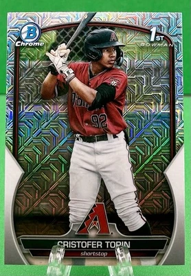 2023 Bowman Chrome - Prospects Cristofer Torin #BCP-204 Mojo Refractor (RC) - Image 1 of 2