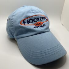 Hooters Baseball Hat Cap Vintage Blue Destin Florida  Adjustable Strapback Relax