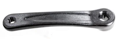 Juego de bielas derecho cónicas cuadradas brazo 170 mm acero negro bicicleta 9/16" NUEVO Foto 1 de 4