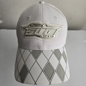 INDY 500 Hat Cap INDIANAPOLIS MOTOR SPEEDWAY Strapback White Argyle - Picture 1 of 9