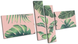 Tropical Leaves Watercolour Floral MULTI LONA pared arte Foto impresion - Imagen 1 de 1
