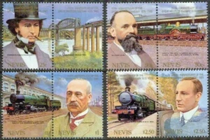 NEVIS-1985- 150TH ANN. GREAT WESTERN RAILWAY -VF** - Imagen 1 de 1