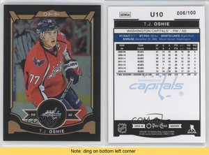 2015-16 Upper Deck O-Pee-Chee Update Black Rainbow Foil /100 TJ Oshie #U10