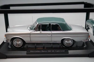 1:18 NOREV 183761 Mercedes-Benz 280 SE Cabriolet 1969 PLATEADO metálico -DK214 - Imagen 1 de 10
