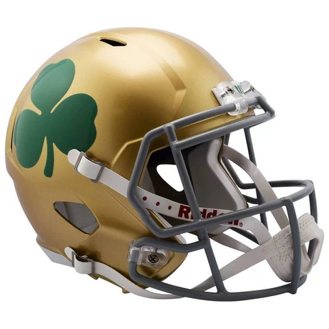 Notre Dame Fighting Irish Shamrock Speed Replica Football Helmet Cover