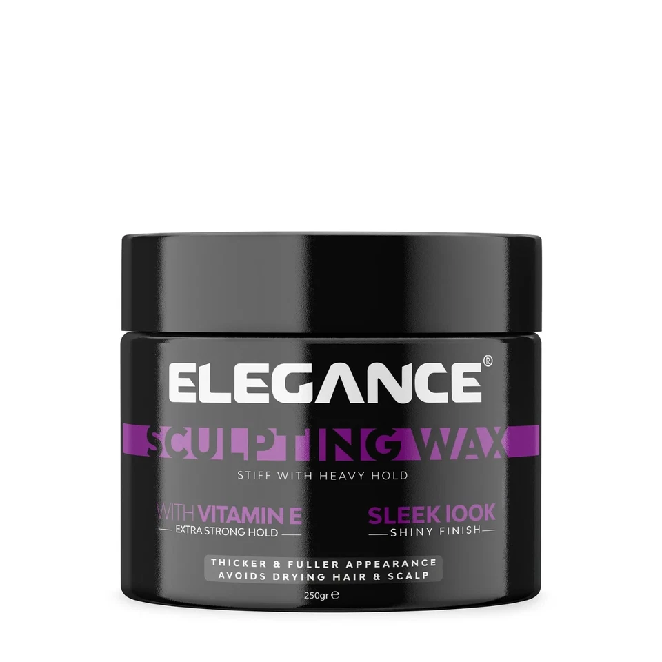 ELEGANCE SCULPTING WAX WITH VITAMIN E SLEEK LOOK EXTRA STRONG HOLD 8.8 OZ /250 g - Image 1 of 1