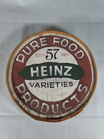 Pat Little of Trails End Art Abilene KS Rustic Wood Hand Painted Heinz Sign 2000 Cover