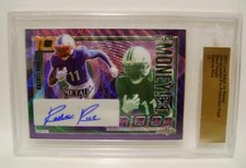 RASHEE RICE 1/1 PROOF SLABBED SO MONEY AUTO LEAF METAL FOOTBALL 2023