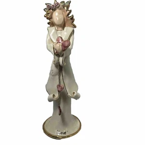 Heather Goldminc Blue Sky 2001 ""Love"" Tribute Engel Kerzenhalter - Bild 1 von 7